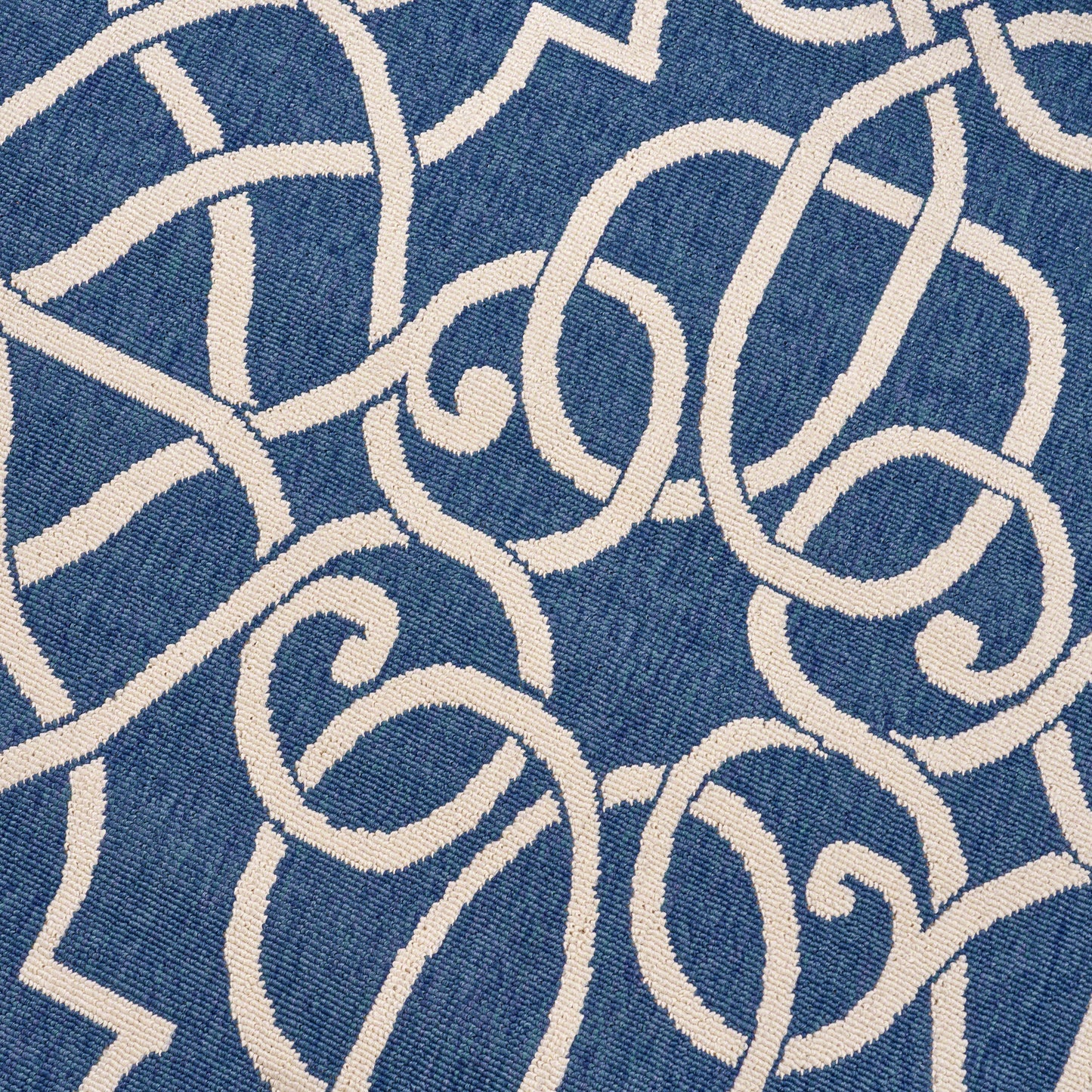 Oamwrae Blue Vintage Area Rug 5'3" X 7'6"