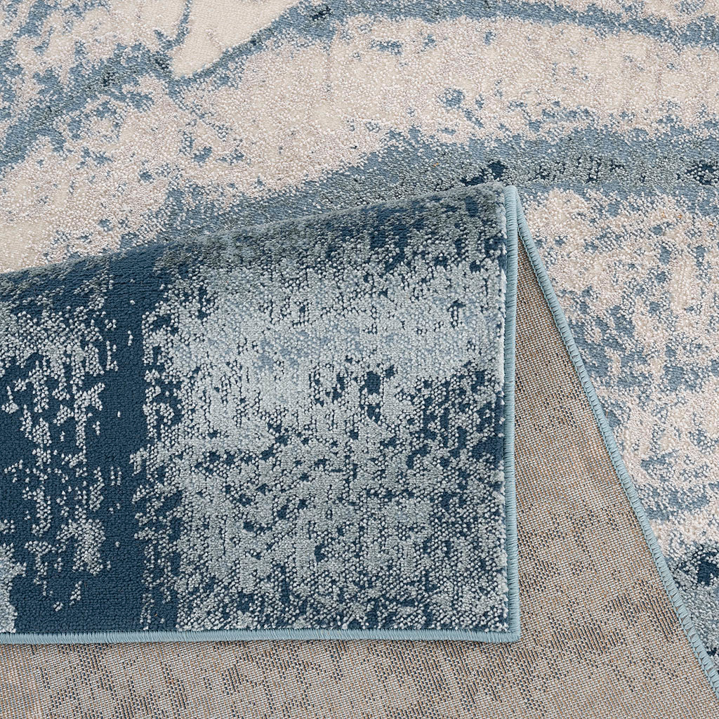 Oamwrae Abstract Wave Area Rug
