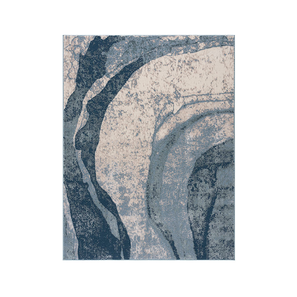 Oamwrae Abstract Wave Area Rug