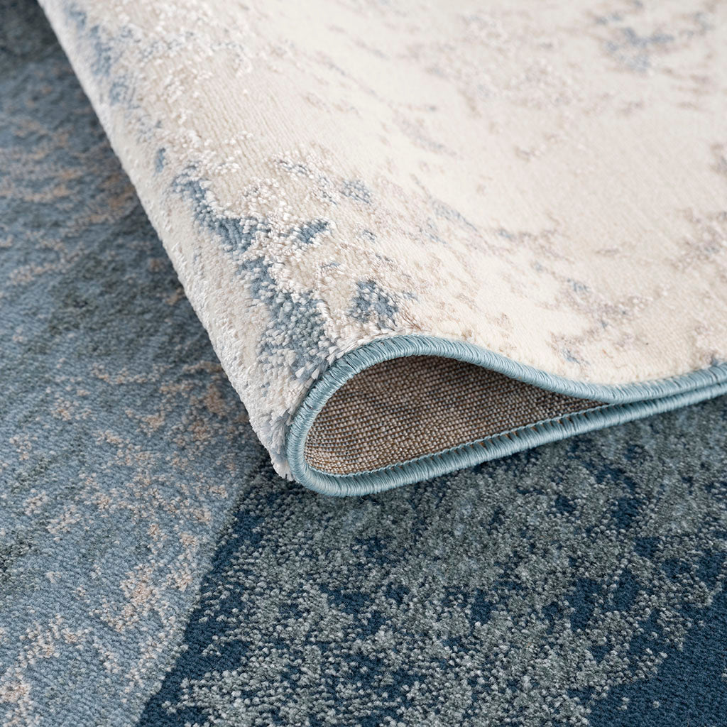 Oamwrae Abstract Wave Area Rug