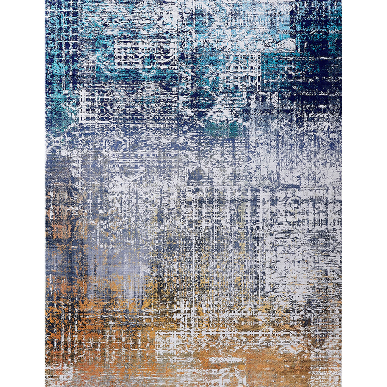 Oamwrae Abstract Design Super Soft Area Rug 5' X 6'6"