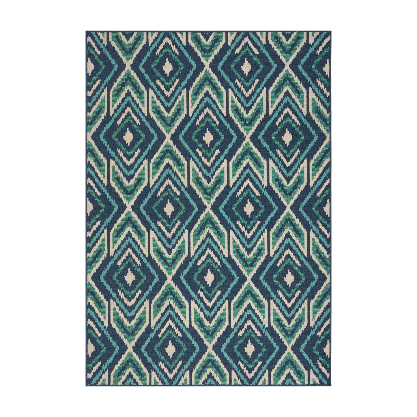 Oamwrae Diamond Grid Area Rug 5'3" X 7'6"