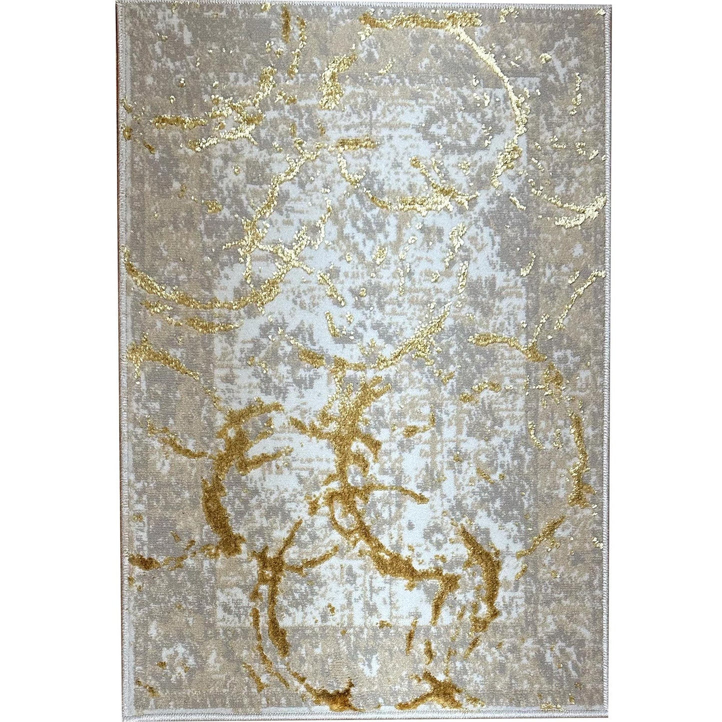 Oamwrae Abstract Design Area Rug 4' x 5'9"
