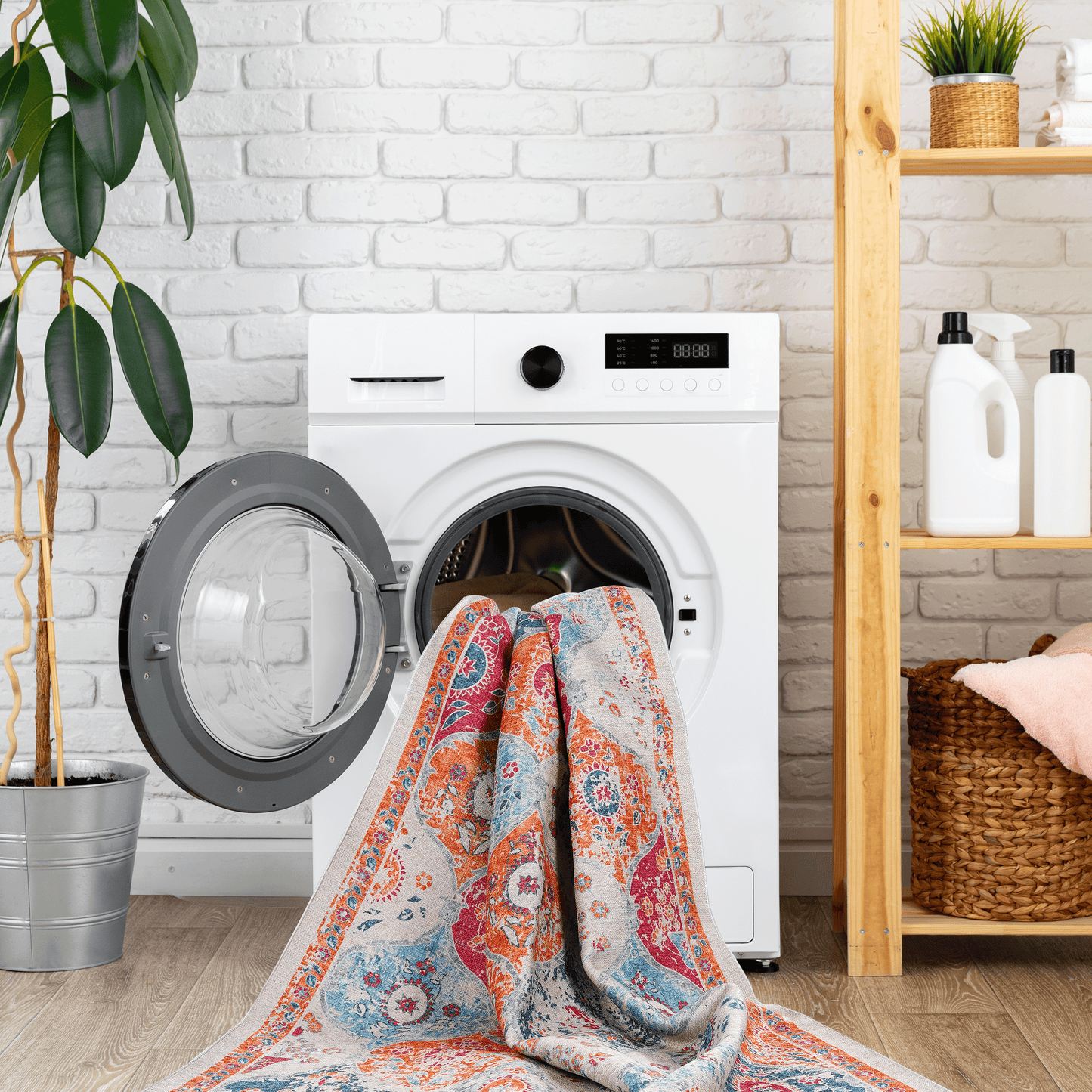 Oamwrae Cream Area Rug