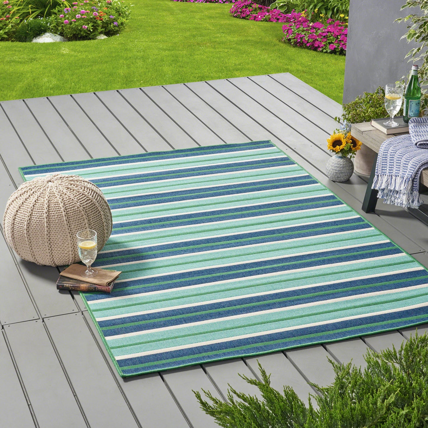 Oamwrae Modern Minimalist Area Rug 5'3" X 7'5"