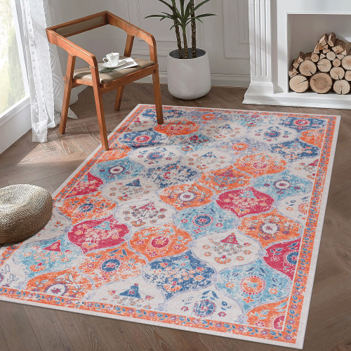 Oamwrae Cream Area Rug