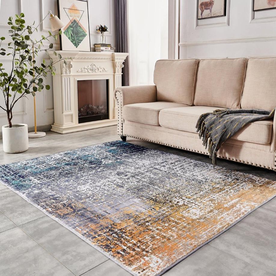 Oamwrae Abstract Design Super Soft Area Rug 5' X 6'6"