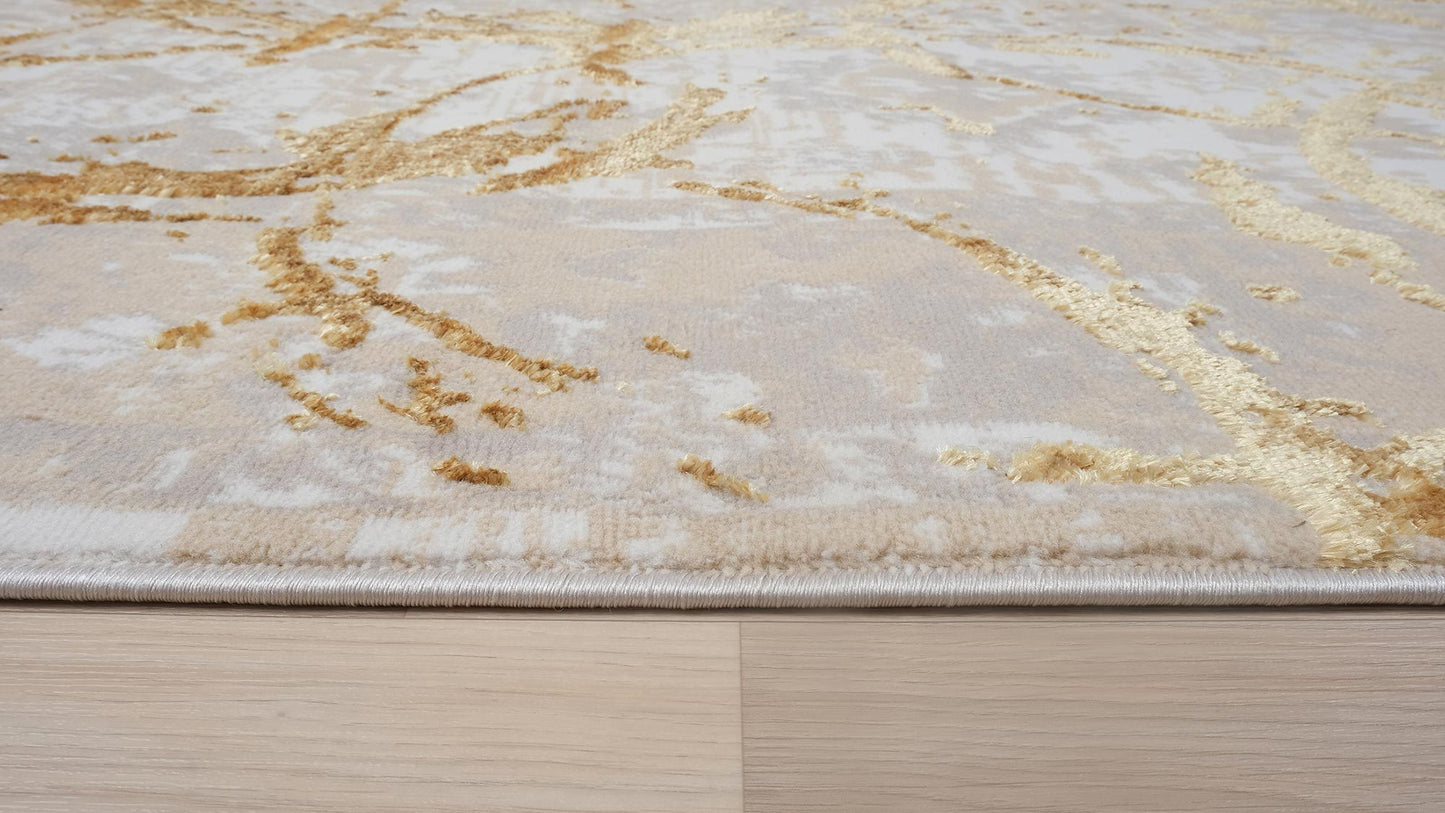 Oamwrae Abstract Design Area Rug 4' x 5'9"