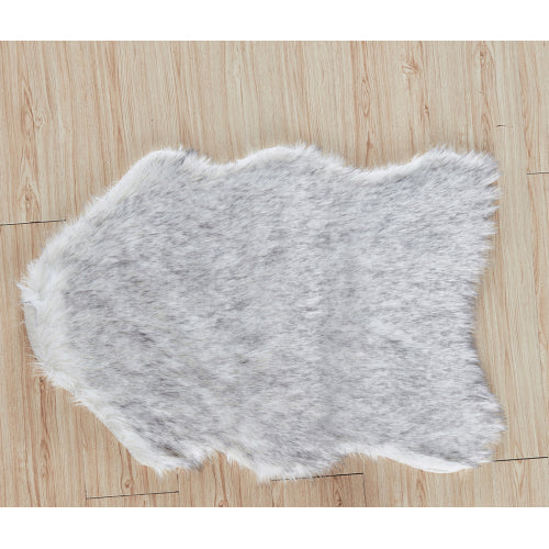 Oamwrae Hand-Tufted Faux Fur Sheepskin Area Rug