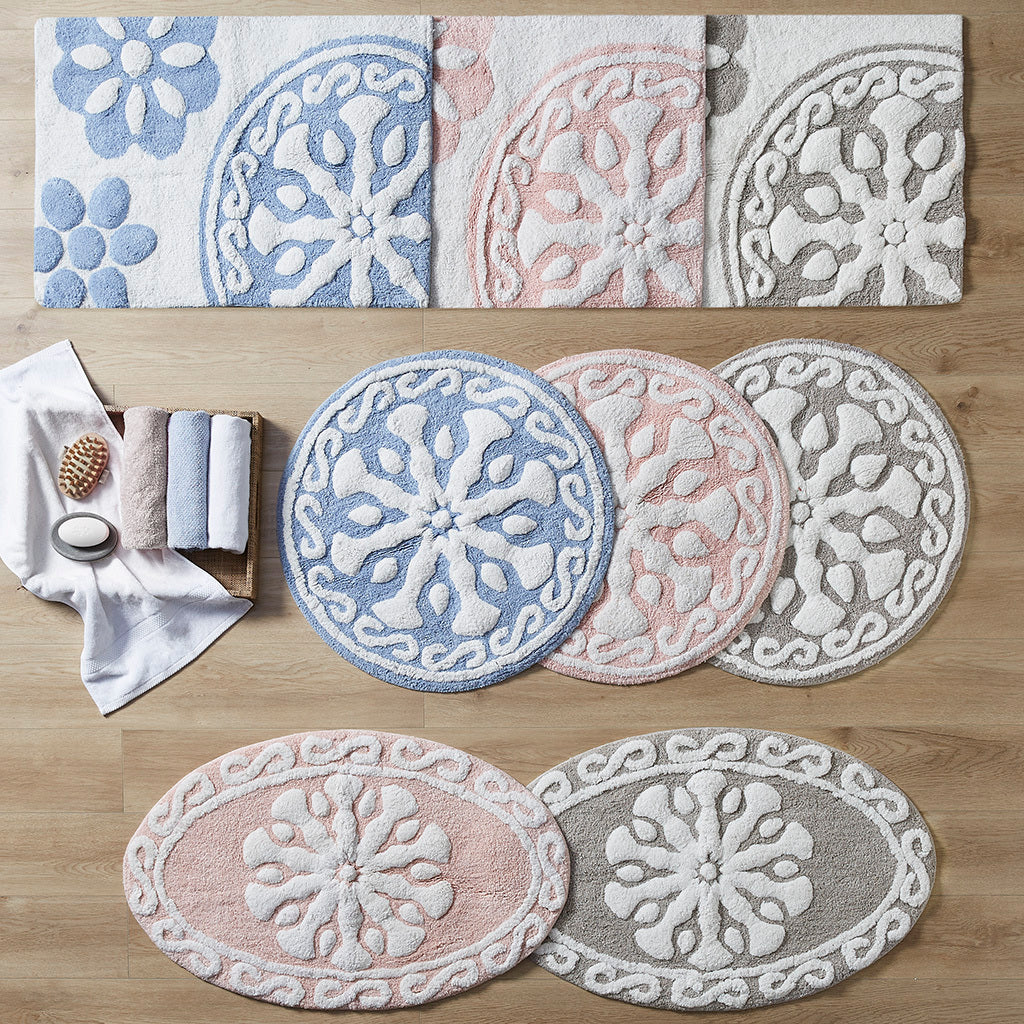 Oamwrae Cotton Tufted Bath Rug