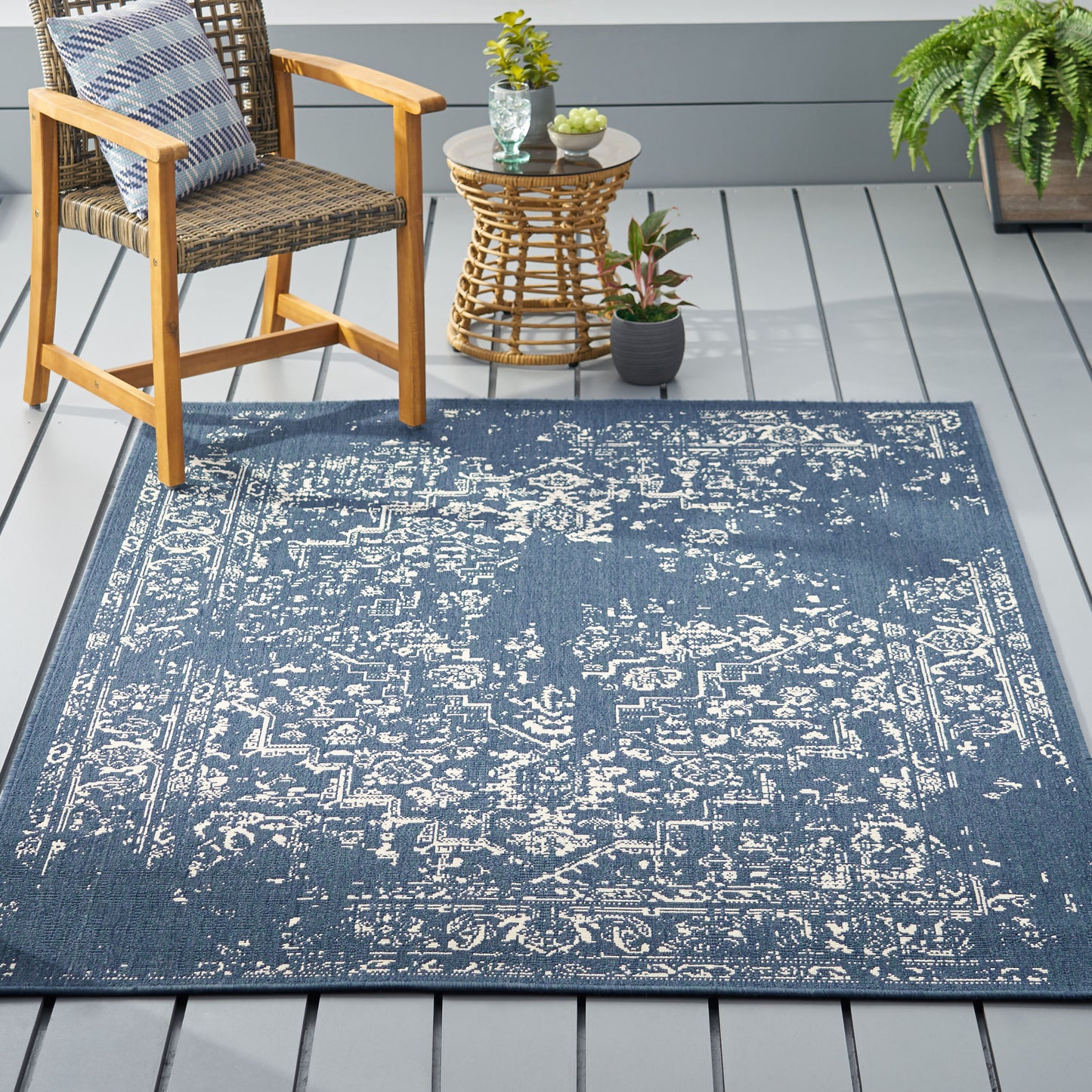 Oamwrae Vintage Area Rug 7'x5'3"