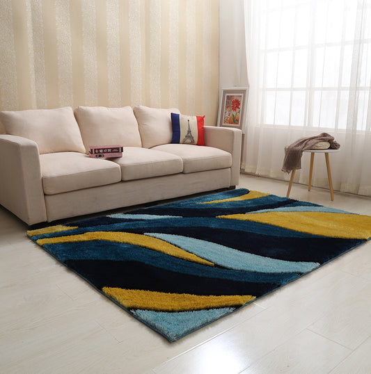 Oamwrae Soft Pile Hand Tufted Shag Area Rug  2'x 3'