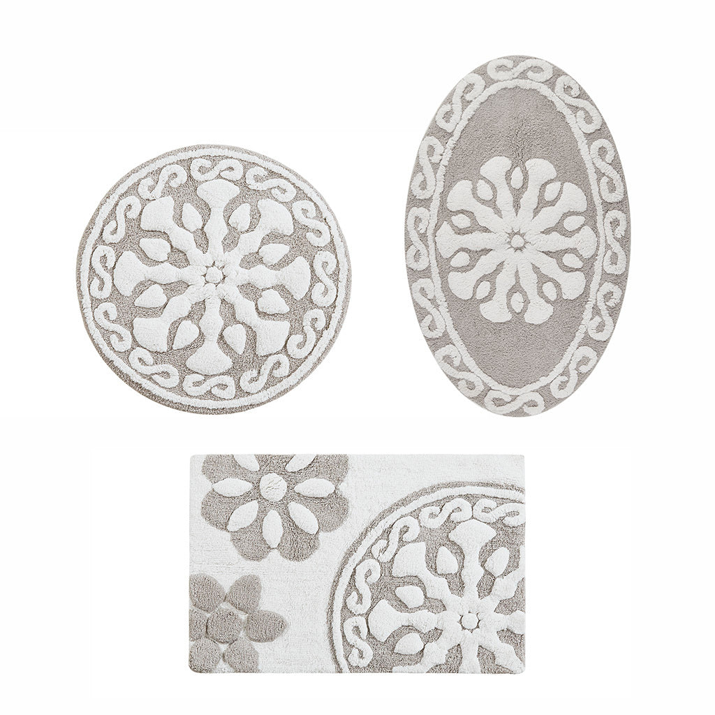 Oamwrae Cotton Tufted Bath Rug