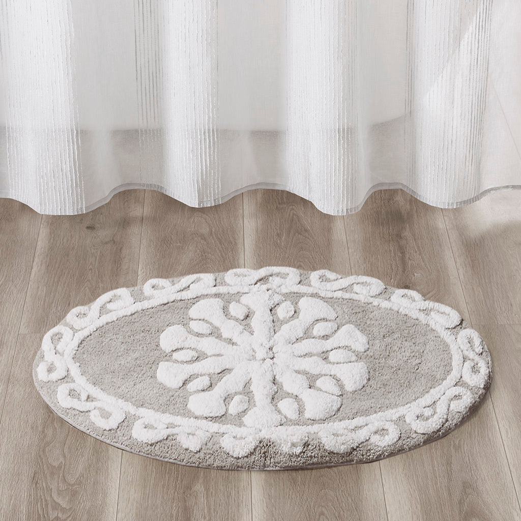 Oamwrae Cotton Tufted Bath Rug
