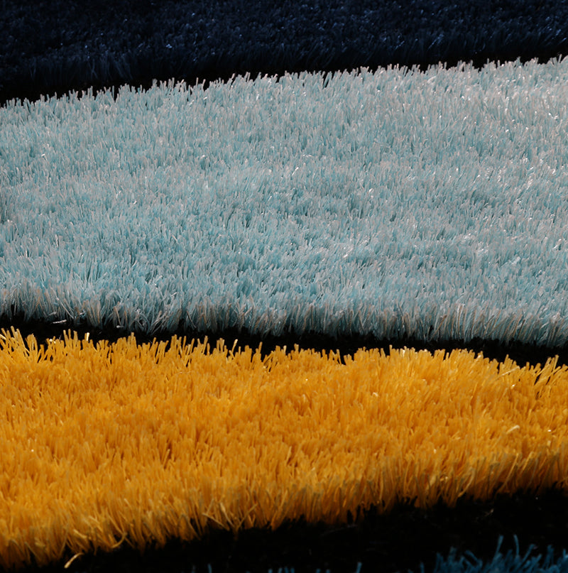 Oamwrae Soft Pile Hand Tufted Shag Area Rug  2'x 3'