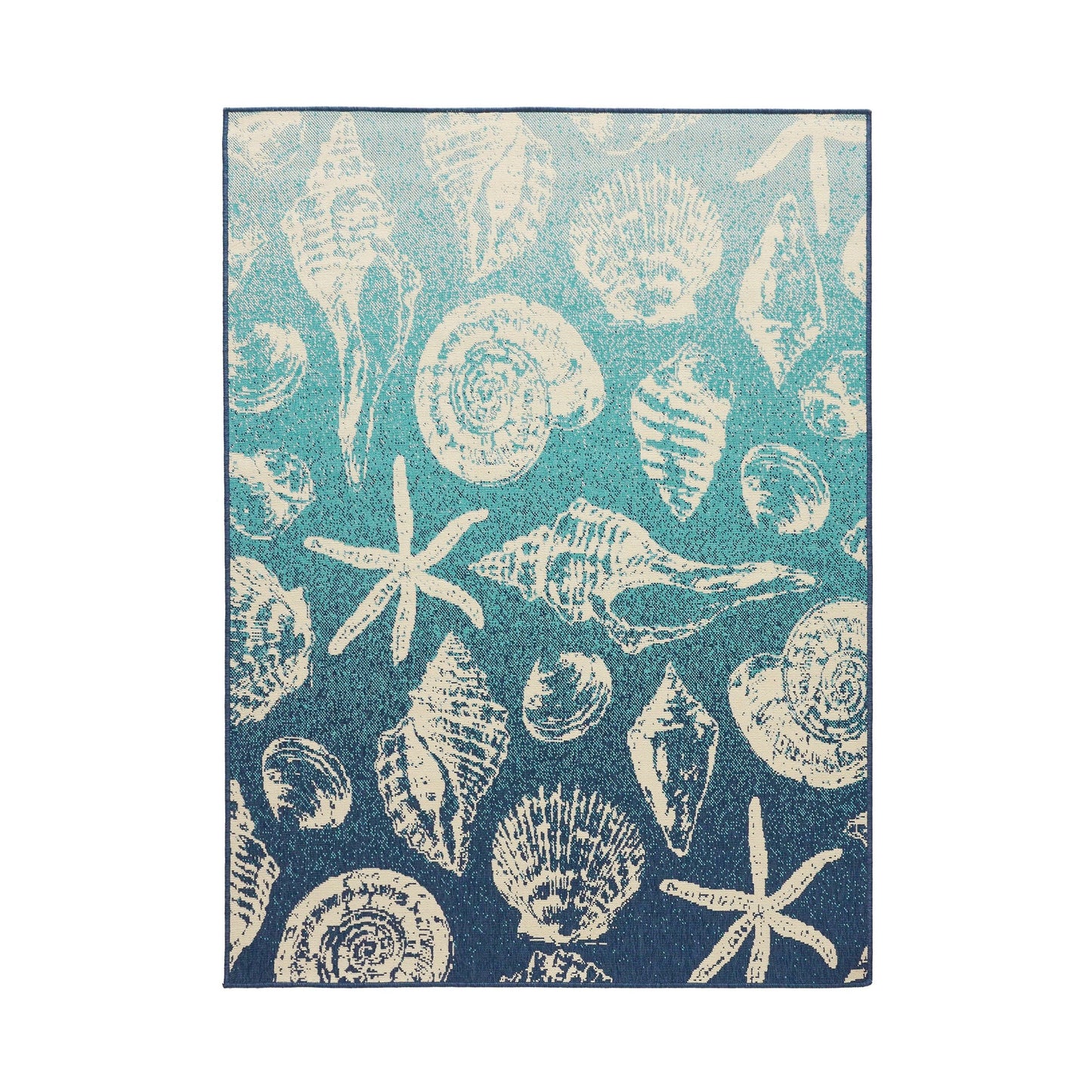 Oamwrae Ocean Style Area Rug 5'3" X 7'